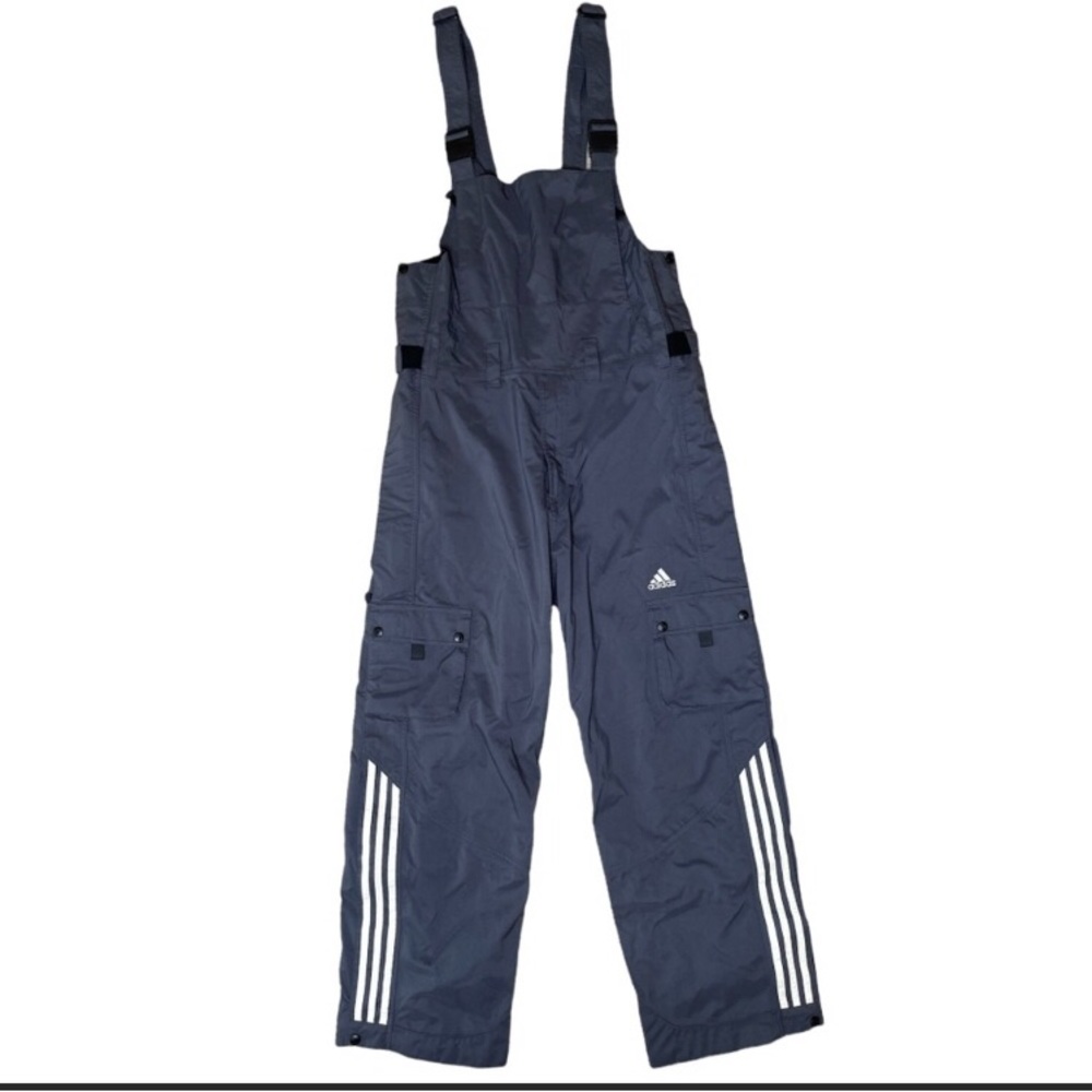 Adidas Men’s Bib snow pants waterproof cargo pockets adjustable size M